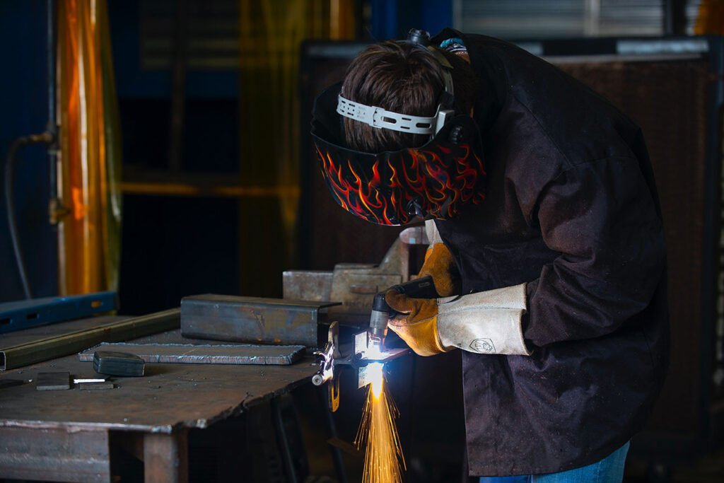Student Welding