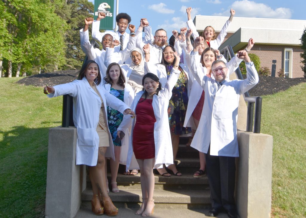 Respiratory Therapy graduates cheer