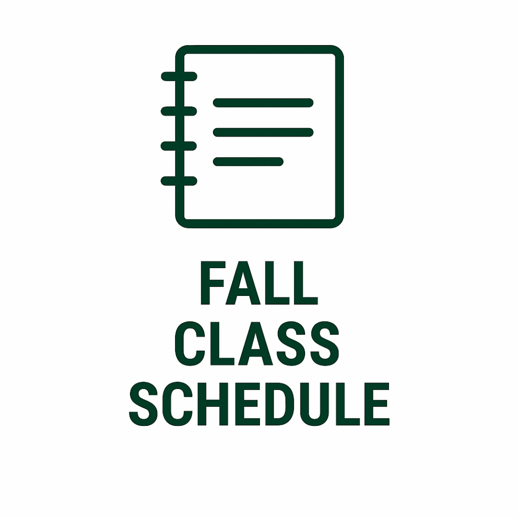 Fall Class Schedule