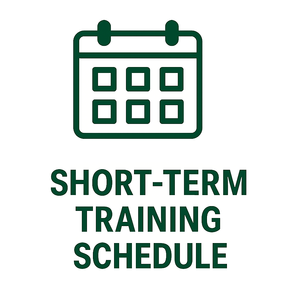 Short-Term Training Schedule