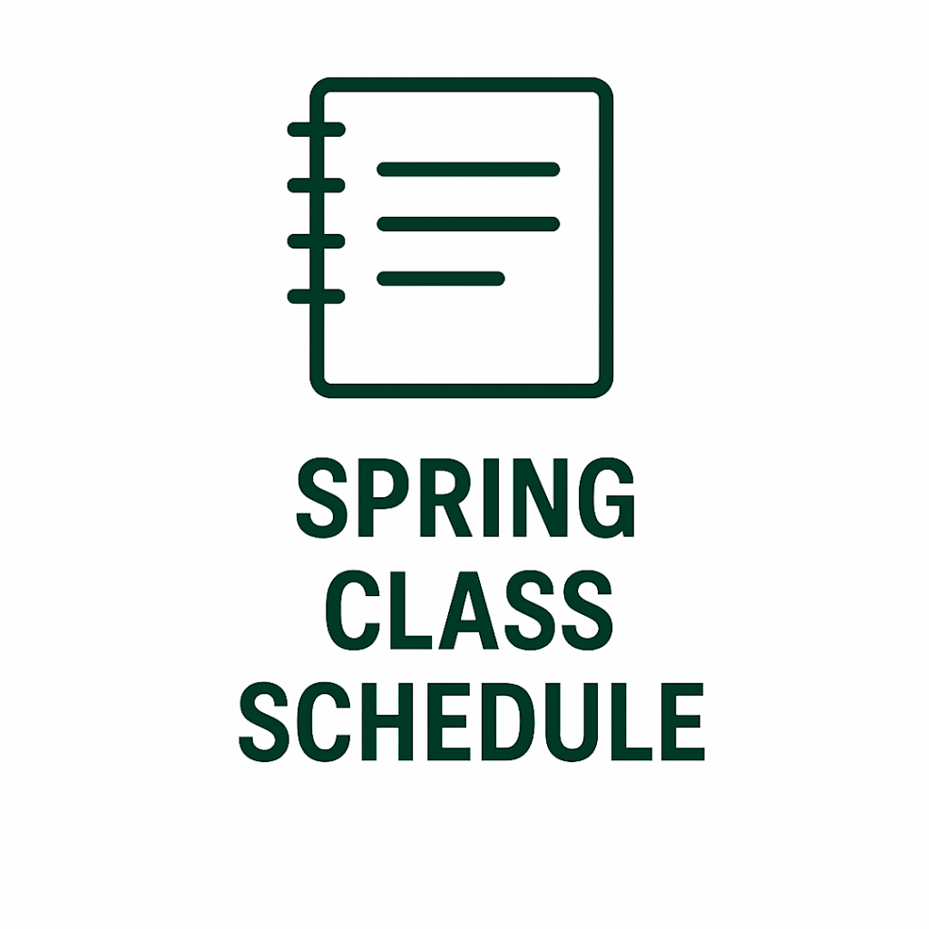 Spring Class Schedule