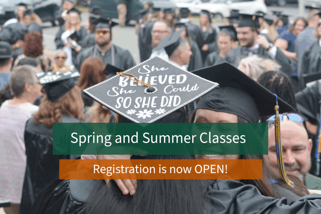 Registration for Spring and Summer classes is now open.