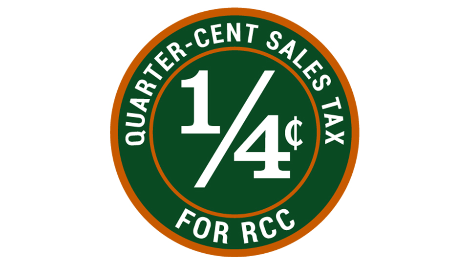 Quarter-cent sales tax for RCC logo